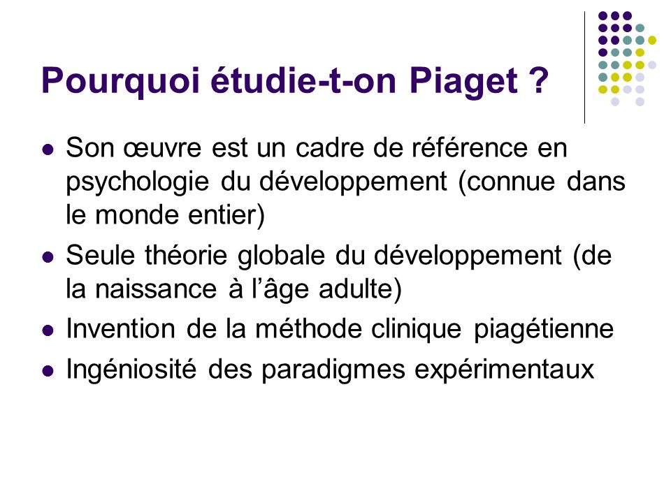 Psychologie du d veloppement Licence 2 me ann e ppt video online